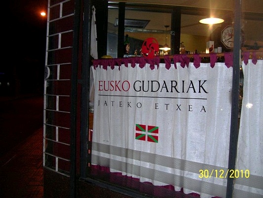 'Eusko Gudariak' Jateko Etxeko kanpoko aldea